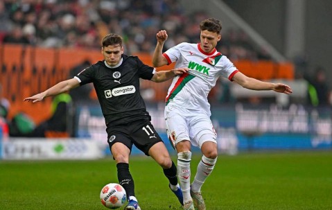 31岁格雷戈里奇双响炮，助奥格斯堡主场逆转圣保利，迎来德甲两连胜