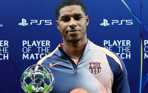 拉什福德欧冠双响获最佳，头球破门进化吐气扬眉！赛后暗讽曼联阿莫林