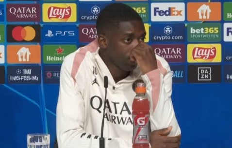 登贝莱：也许有姆巴佩我们会更强 我已经很好地适应了9号位