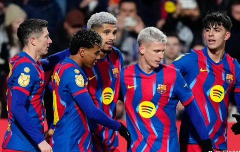 大黑马出局！西甲豪门巴萨挺进国王杯四强，2亿天才亚马尔连续4场破门