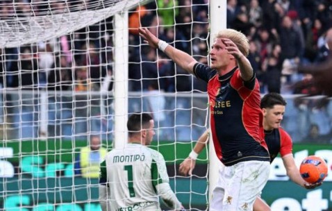 热那亚主场2-1逆转维罗纳，换帅后连战四轮保持不败，暂时脱离意甲降级区