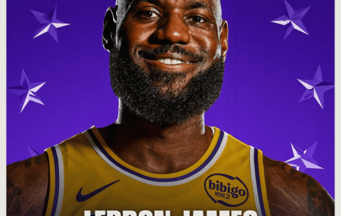 生涯首次替补！詹姆斯第22次入选全明星