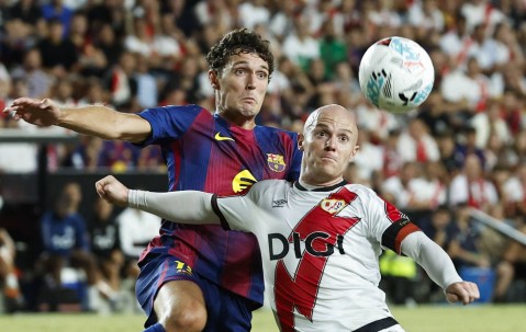 （外代二线）足球——西甲：巴萨战平巴列卡诺