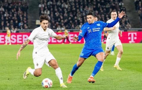 1-1战平，德甲第6遇挫第12，勒沃库森四连胜被终结