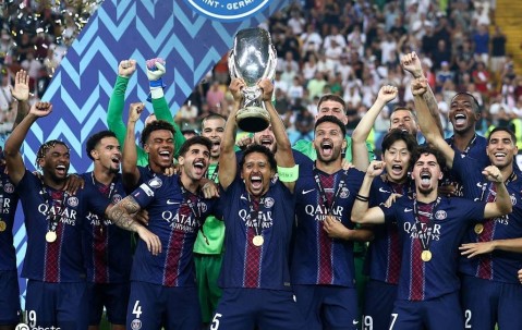 “大巴黎”击败热刺 首夺欧洲超级杯冠军</title>
        
    <title>“大巴黎”击败热刺 首夺欧洲超级杯冠军