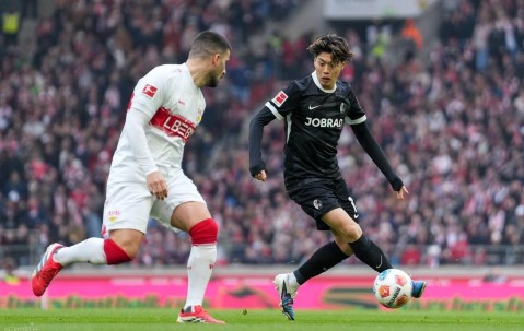 1-0，第89分钟绝杀，斯图加特掀翻弗赖堡，3连胜+逼近德甲前三