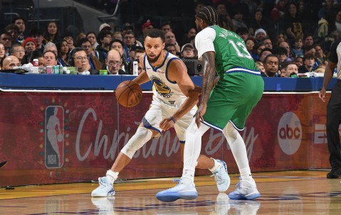 圣诞大战-库里23分弗拉格27+6 勇士胜独行侠