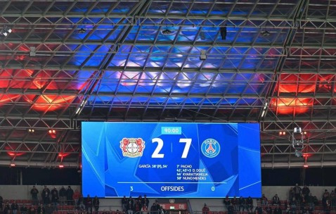 巴黎圣日耳曼客场大胜勒沃库森！恩里克：力争卫冕欧冠、夺得所有冠军！