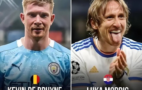 平心而论，两大顶级中场大师莫德里奇和德布劳内，到底谁更强？