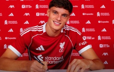 莱奥尼：非常荣幸加盟利物浦，今晚主场观看揭幕战然后开启新征程