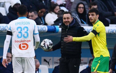 法甲第17轮爆出大冷门，排名第17的南特逆转击败排名第3的马赛