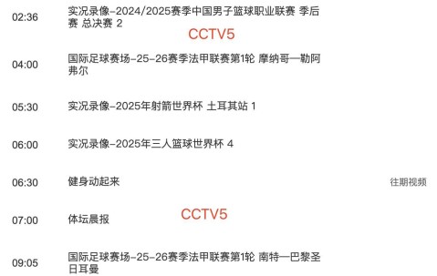 炸弹小队！清洗加速！五人离队倒计时！8月21日CCTV5赛事直播表