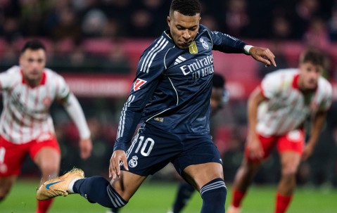 西甲｜姆巴佩打入点球 皇马客平赫罗纳