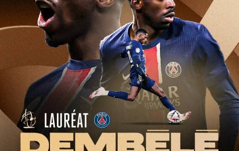 登贝莱 “逼宫” 德尚！从边路困兽到中路杀神，金球奖在望剑指欧冠