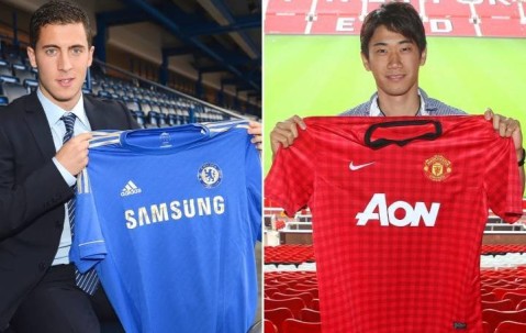 13年后蓝军遭指控！曼联拒付100万回扣签阿扎尔,1200万买香川真司