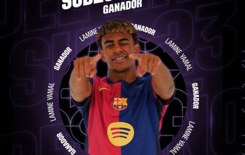 违约金10亿欧&身价1.8亿！官方：17岁亚马尔当选西甲赛季最佳U23
