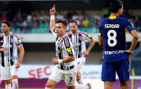 意甲大冷门！尤文图斯客场遭维罗纳逼平，孔塞桑表现惊艳未能带来胜利