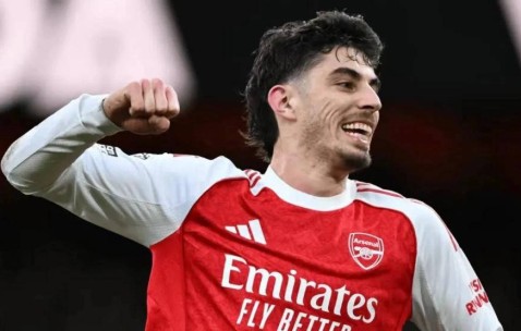 命运多舛！阿森纳中锋哈弗茨肌肉伤势无缘北伦敦德比 过去一年两度重伤困扰