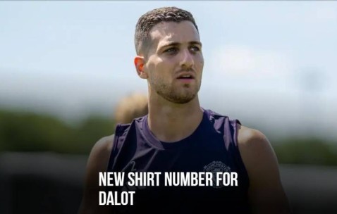 曼联官方：达洛特新赛季将身穿2号球衣，继承自离队的林德洛夫