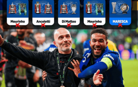 太危险！夺双冠=下课？英超历史仅5次 5次竟都是切尔西