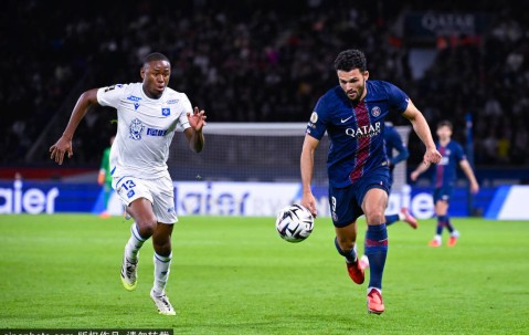 法甲-巴尔科拉失单刀 巴黎两中卫破门2-0欧塞尔重返榜首