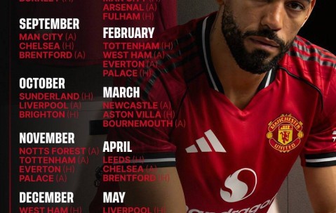 曼联新赛季英超赛程公布，首轮主场战阿森纳！阿莫林遭遇魔鬼开局