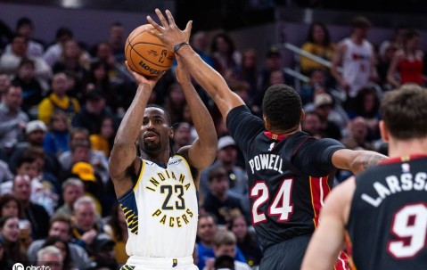 内姆布哈德29+6+9希罗21+7 步行者大胜热火迎2连胜