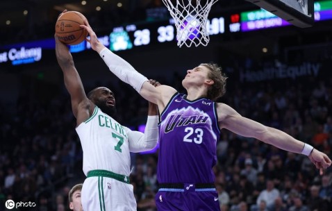 布朗23+10乔治空砍37分 凯尔特人胜爵士