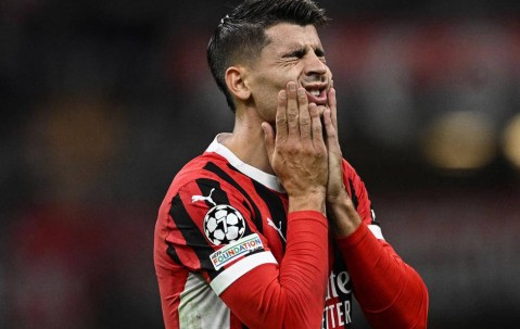 AC米兰寻找“吉鲁型”中锋，莫拉塔或回归意甲联赛