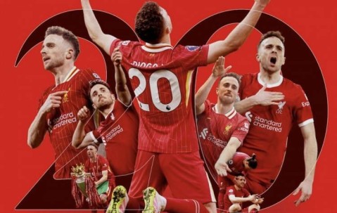 利物浦官方：在与毕巴比赛日特刊的封面上，特别地向若塔致敬