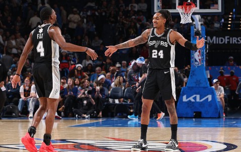 马刺半个月三杀卫冕冠军雷霆 取得联盟最长8连胜