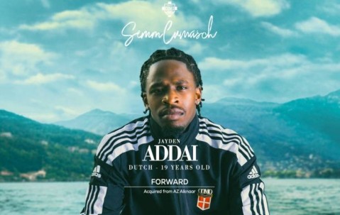 官方：科莫签19岁荷兰边锋雅代，签约5年据悉支付1400万欧