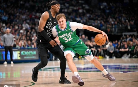 小波特28+9弗拉格27分 篮网不敌独行侠4连败