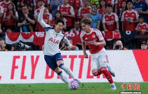 香港足球盛会：热刺1:0击败阿森纳 启德主场馆观战人数再创新高