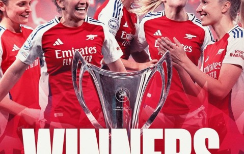 掀翻女足巴萨阿森纳女足时隔18年再夺欧冠，巴萨3连冠梦碎