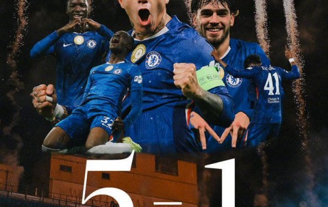 欧冠切尔西5-1横扫阿贾克斯，红牌和点球左右局面，蓝军亮点分析