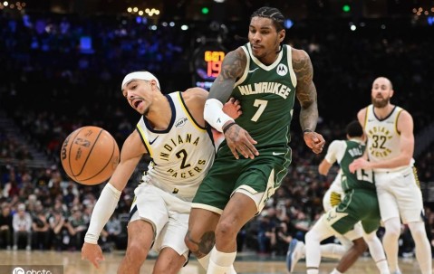 波特23+7+8罗林斯22分 雄鹿擒步行者3连胜