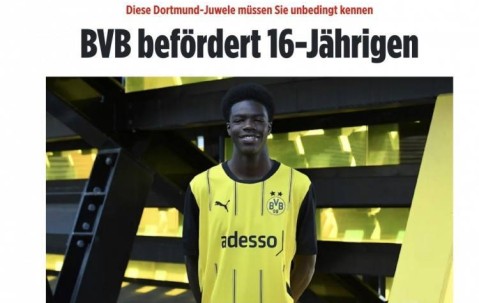 图片报：多特提拔16岁中场卡巴进U23，准备新赛季可能德甲首秀