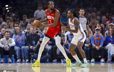 申京17+12+11杜兰特20分 火箭击败雷霆