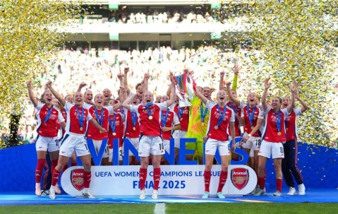 HUBLOT宇舶表荣耀见证阿森纳（ARSENAL）问鼎2024-25赛季欧洲女子冠军联赛