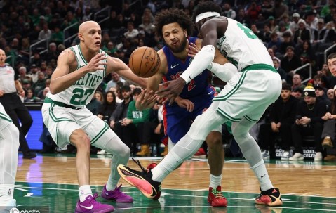 坎宁安32+10布朗34+8+7 活塞击败凯尔特人迎四连胜