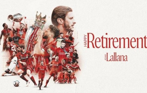 37岁拉拉纳退役！利物浦官网发文祝福
