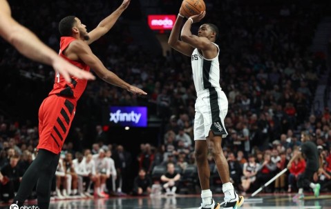 杨瀚森1分钟1板福克斯37+6+8 开拓者不敌马刺