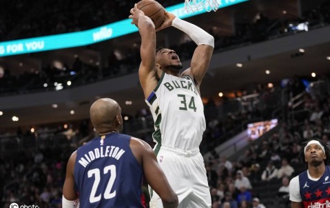 字母哥空砍33+15麦科勒姆绝杀 奇才胜雄鹿