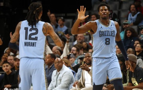 莫兰特23+12约翰逊32+15 灰熊不敌老鹰