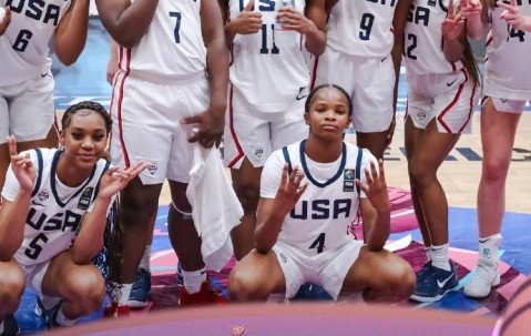 美国U16女篮狂胜波多黎各100分 造成对方48次失误