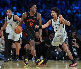 NBA杯-布伦森25分文班亚马18分 尼克斯逆转马刺夺冠