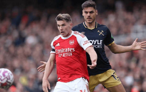 6场0球！阿森纳新援急速陨落，身价7500万欧，被哈兰德远远甩开