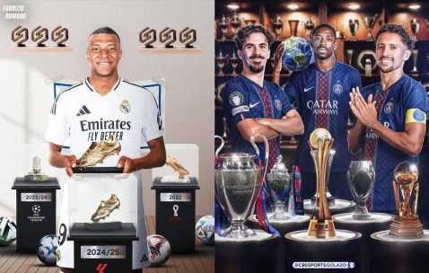 最好的分手？姆巴佩离队后个人数据爆发 巴黎席卷六冠