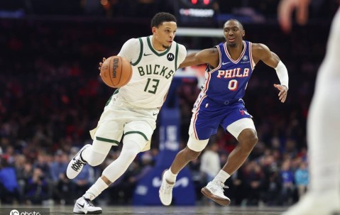 乔治32分恩比德29+9 76人大胜雄鹿